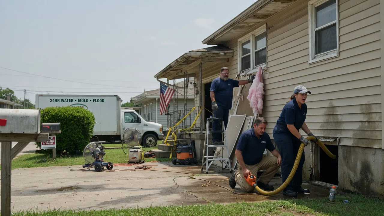 Water Damage Repair in Lafayette, LA near me